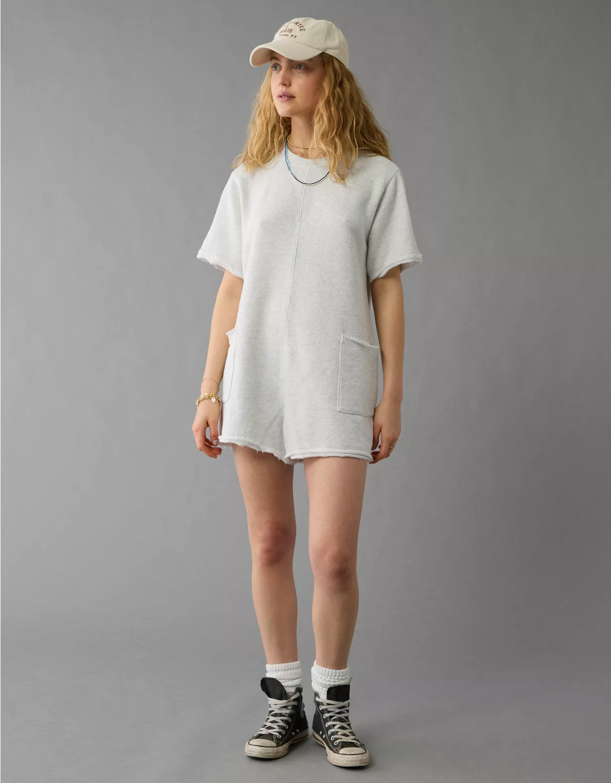 aeo AE Saltwash Relaxed T-Shirt Romper