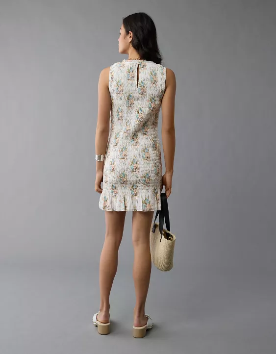 Aeo AE Smocked Bodycon Mini Dress