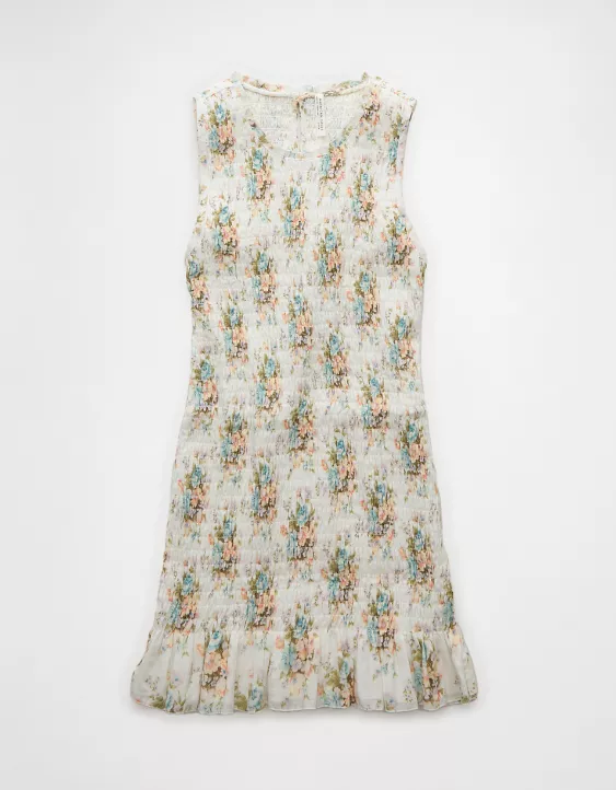Aeo AE Smocked Bodycon Mini Dress