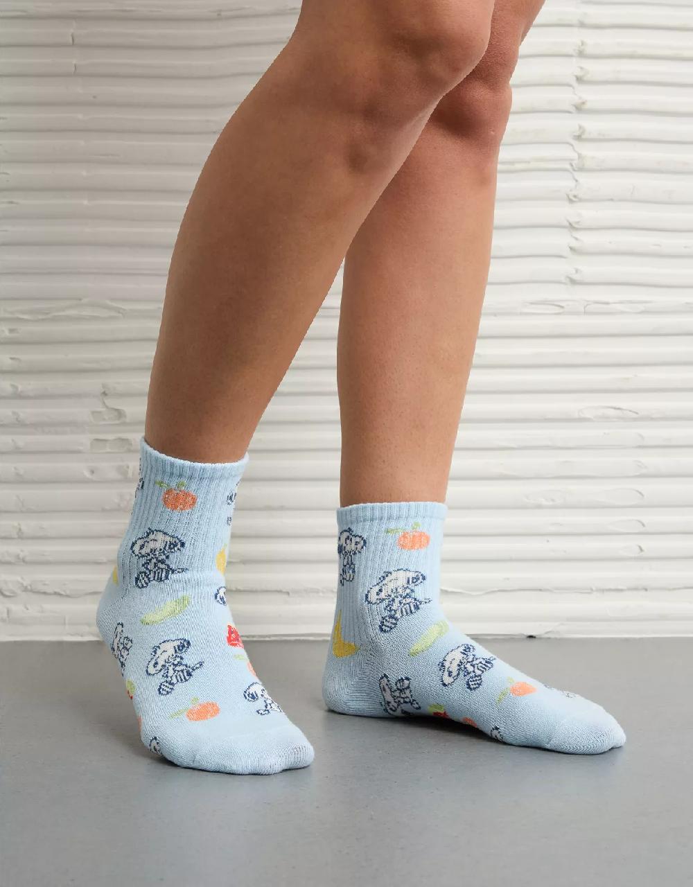 aeo AE Snoopy Fruit Boyfriend Socks