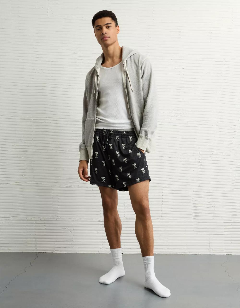 aeo AE Sofa Surfin' 6" Snoopy Mesh Lounge Short