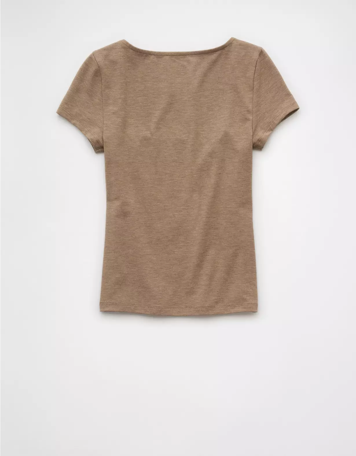 Aeo AE Square Neck Hey Baby Tee