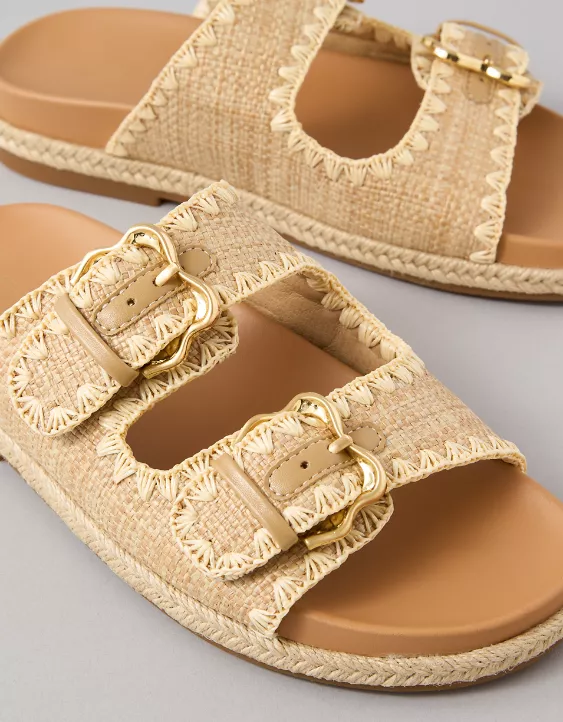 Aeo AE Stitched Slide Sandal