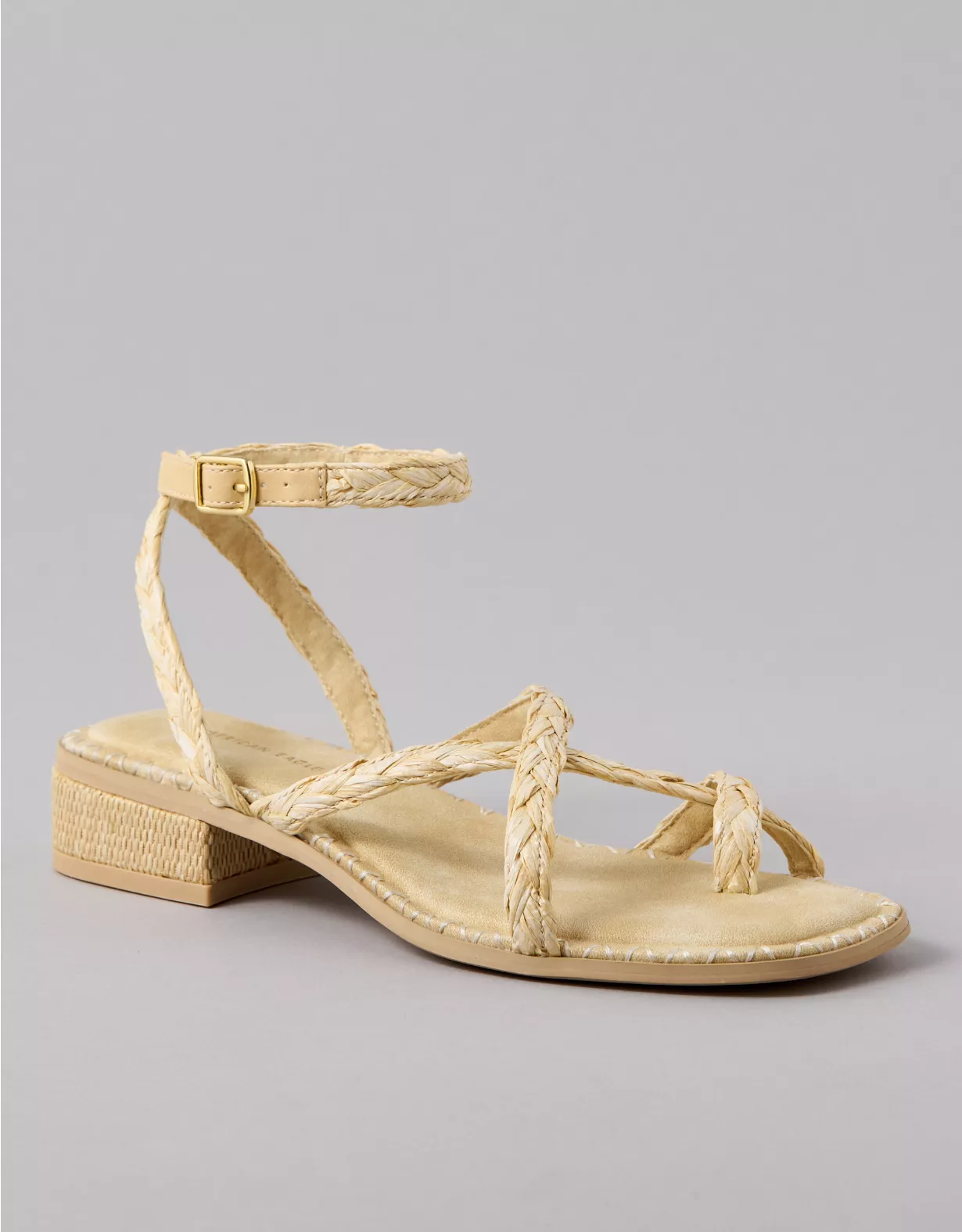 aeo AE Strappy Raffia Sandal