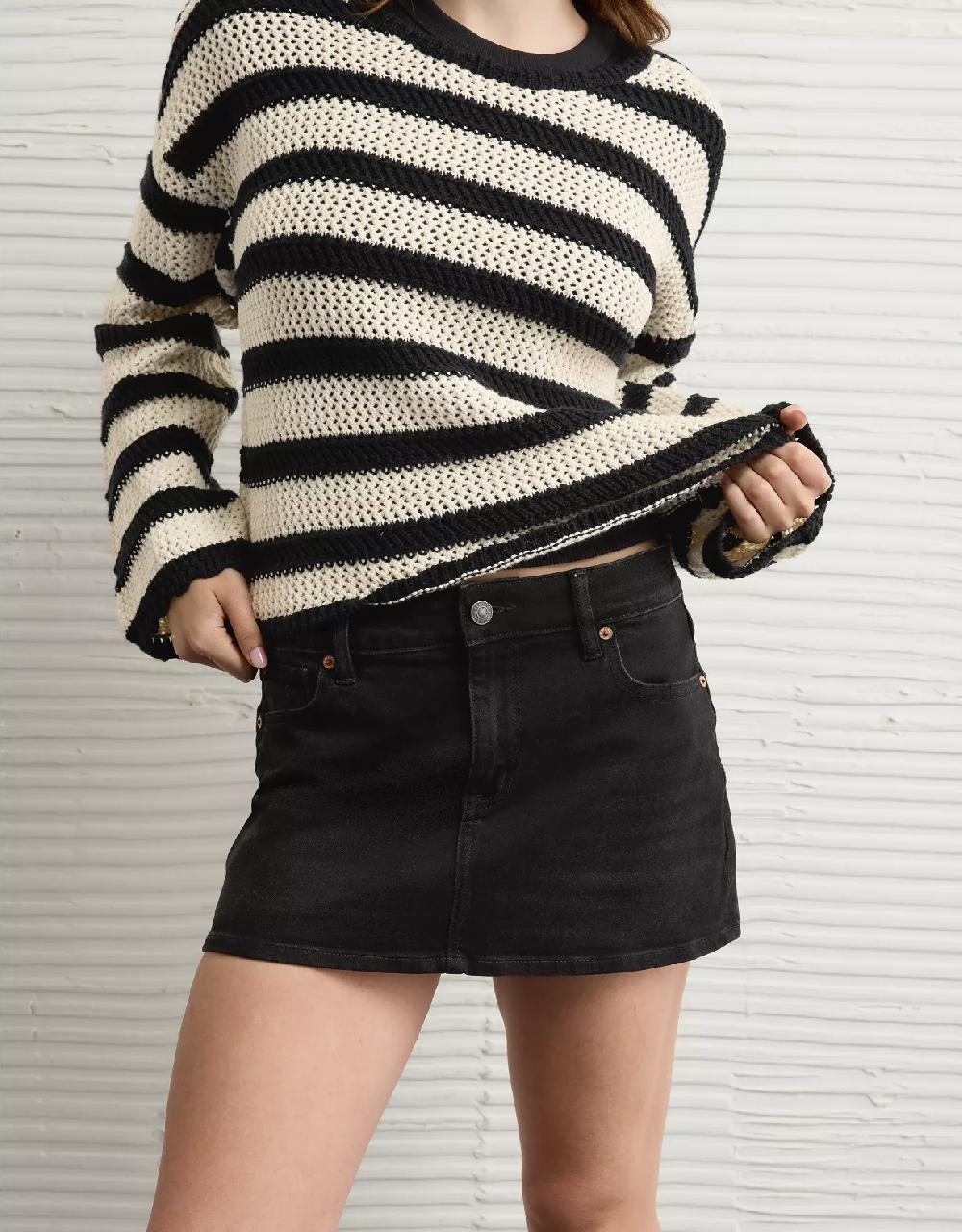 aeo AE Stretch Denim Micro Perfect Skort