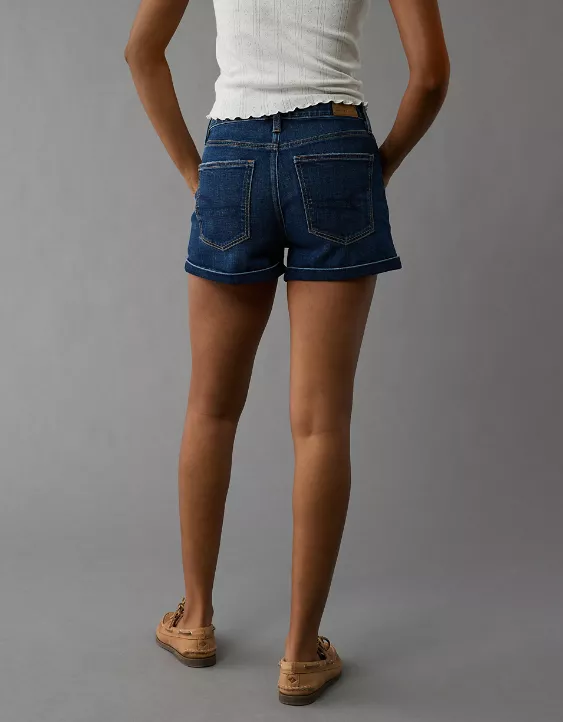 Aeo AE Stretch Denim Mom Short