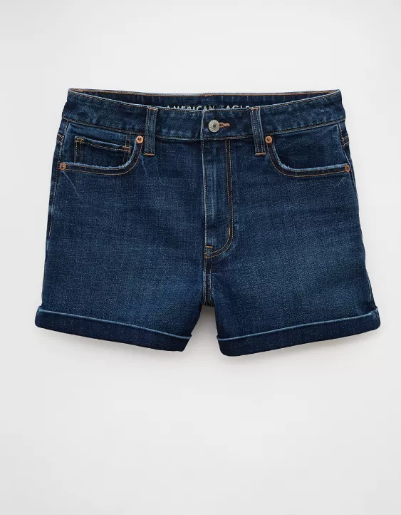 Aeo AE Stretch Denim Mom Short