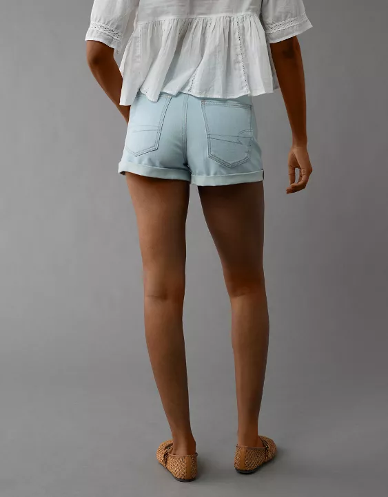 Aeo AE Stretch Denim Mom Short