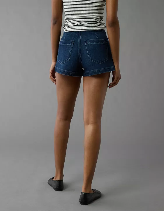 Aeo AE Stretch Denim Mom Short