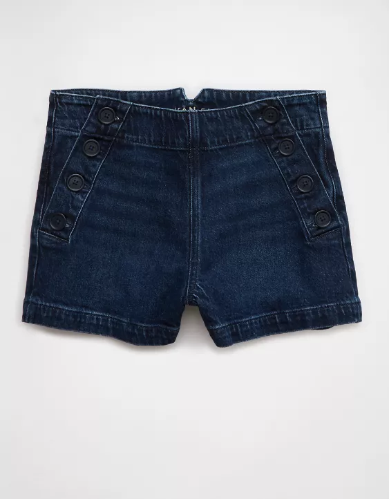 Aeo AE Stretch Denim Mom Short