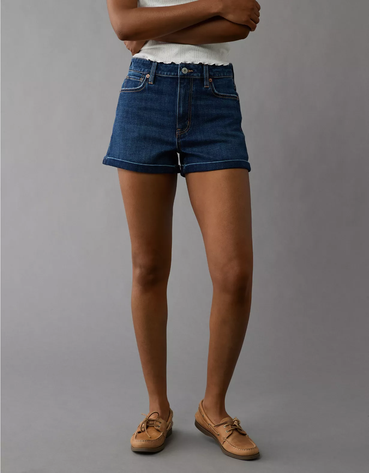 aeo AE Stretch Denim Mom Short
