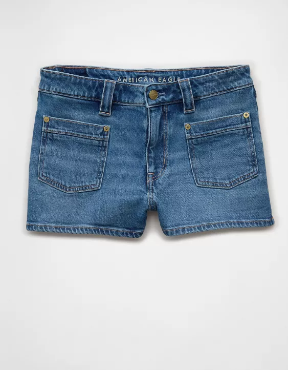 Aeo AE Stretch Denim Perfect Shortie