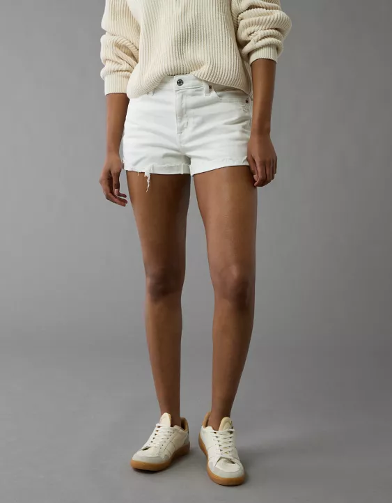 Aeo AE Stretch Denim Perfect Shortie