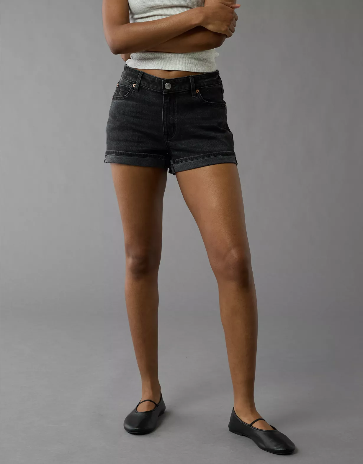aeo AE Stretch Denim Perfect Shortie