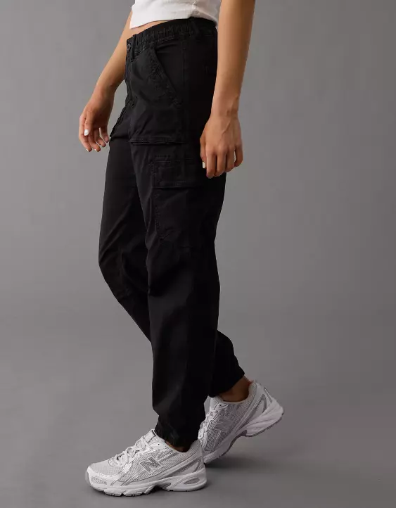 Aeo AE Stretch High-Waisted Baggy Cargo Jogger