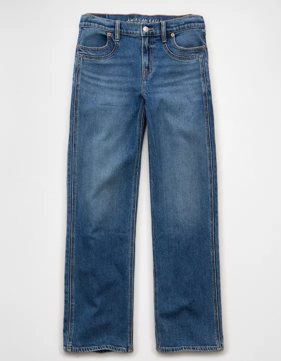 Aeo AE Stretch High-Waisted Stovepipe Jean