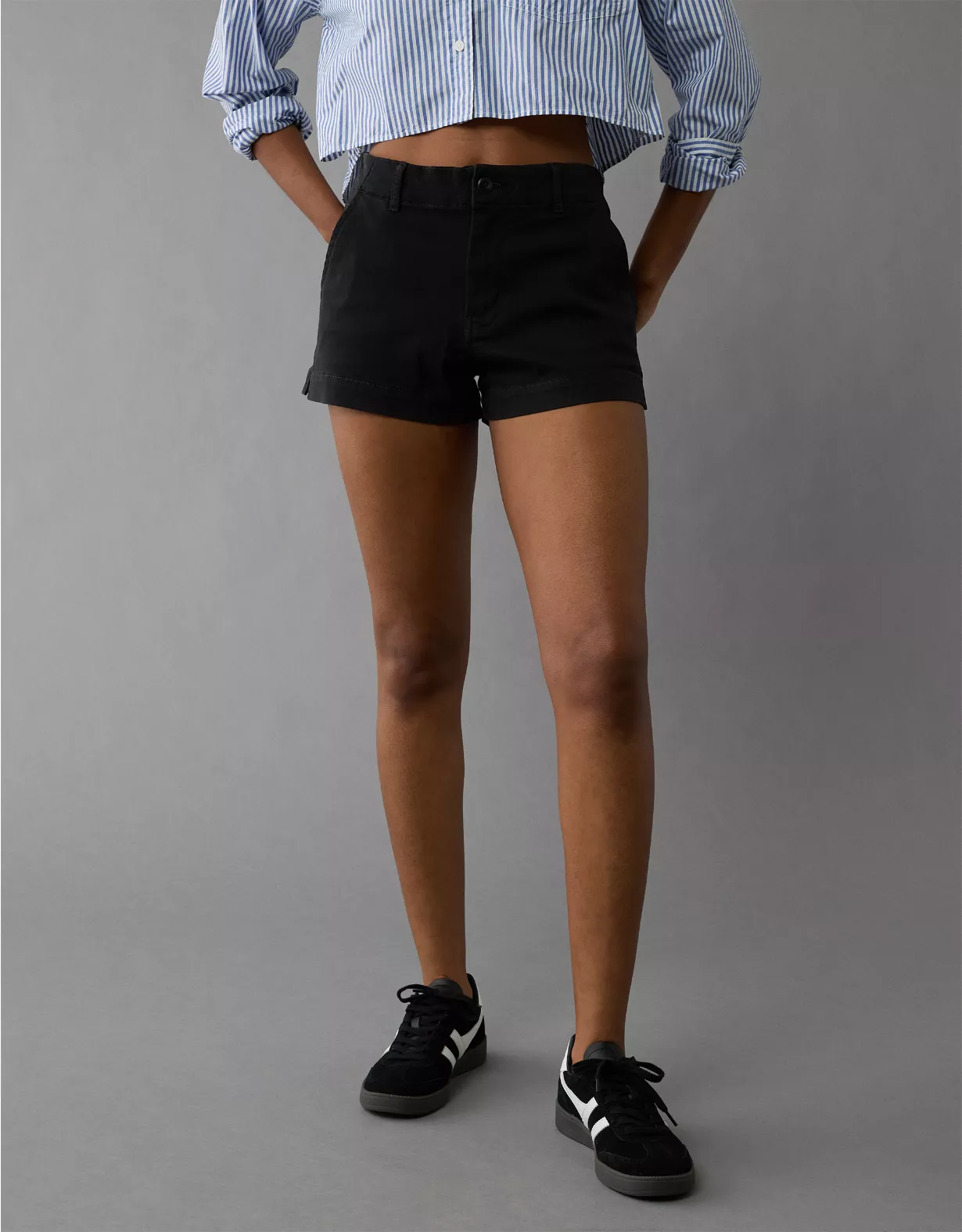 aeo AE Stretch High-Waisted Trouser Short Short