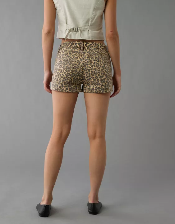 Aeo AE Stretch Leopard Perfect Shortie