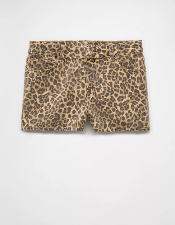 Aeo AE Stretch Leopard Perfect Shortie