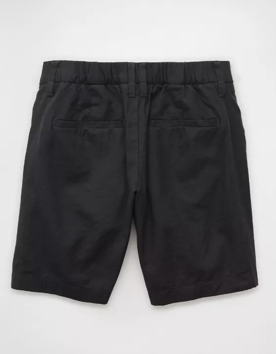 Aeo AE Stretch Linen-Blend 8" Trouser Short