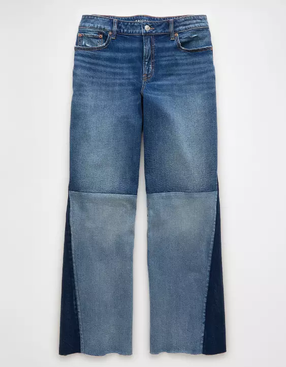 Aeo AE Stretch Low-Rise Baggy Wide-Leg Jean