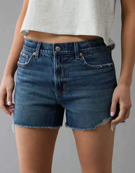 Aeo AE Stretch Low-Rise Ex-Boyfriend Denim Short