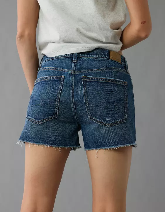 Aeo AE Stretch Low-Rise Ex-Boyfriend Denim Short