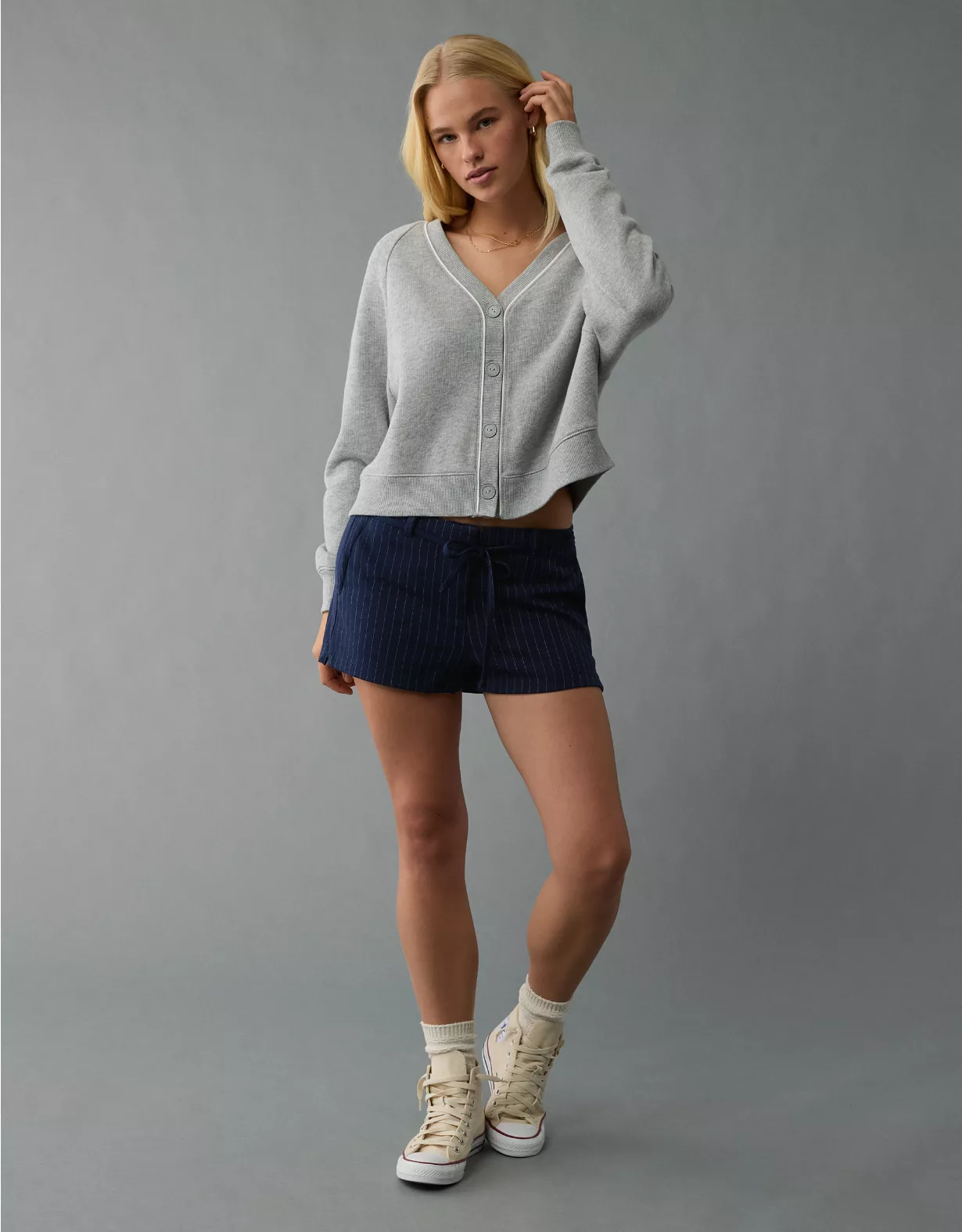 aeo AE Stretch Low-Rise Mini Short