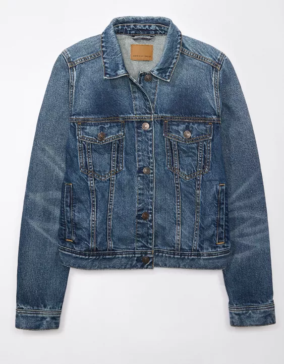 Aeo AE Strigid Classic Denim Jacket