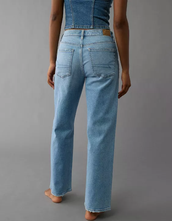 Aeo AE Strigid High-Waisted Stovepipe Jean