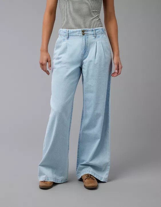 Aeo AE Strigid High-Waisted Wide-Leg Trouser Jean