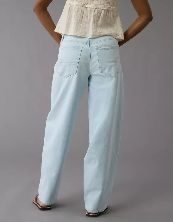 Aeo AE Strigid Low-Rise Baggy Barrel Jean