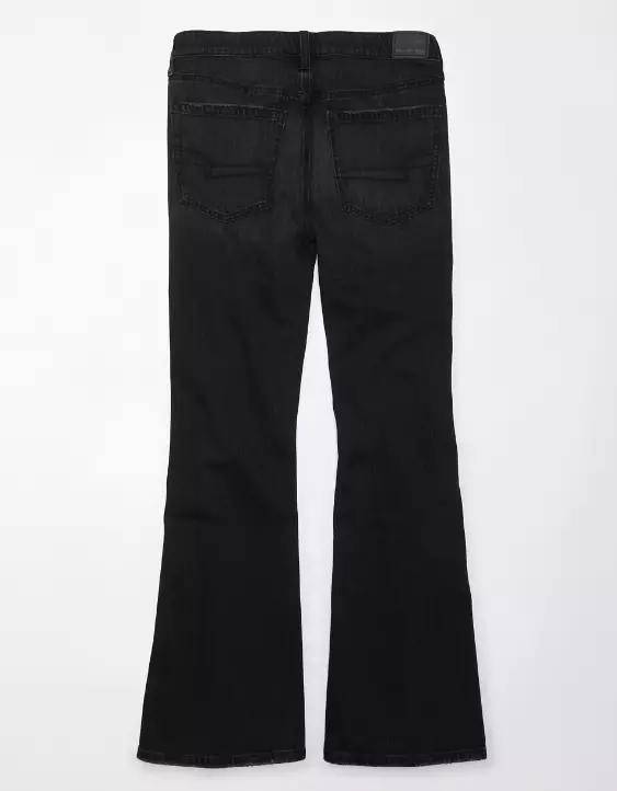 Aeo AE Strigid Ripped Low-Rise Baggy Flare Jean