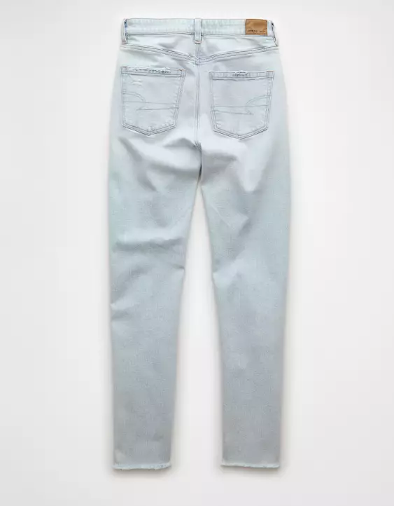 Aeo AE Strigid Ripped Mom Jean