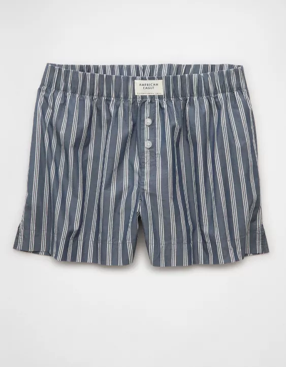 Aeo AE Striped Boxer Sleep Short