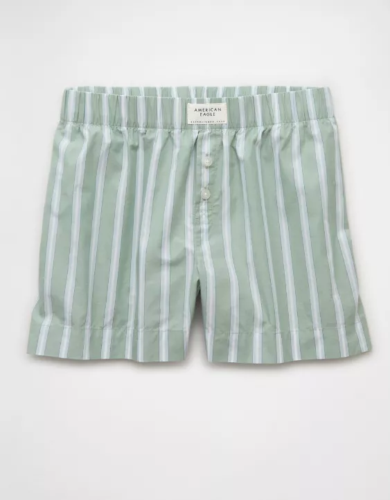 Aeo AE Striped Boxer Sleep Short