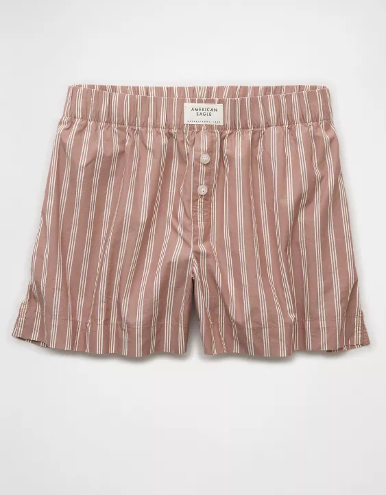 Aeo AE Striped Boxer Sleep Short