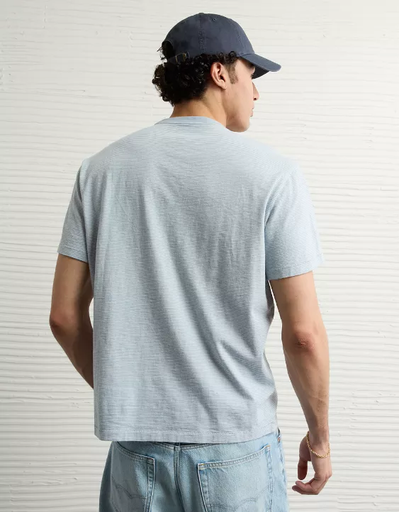 Aeo AE Striped Slub T-Shirt
