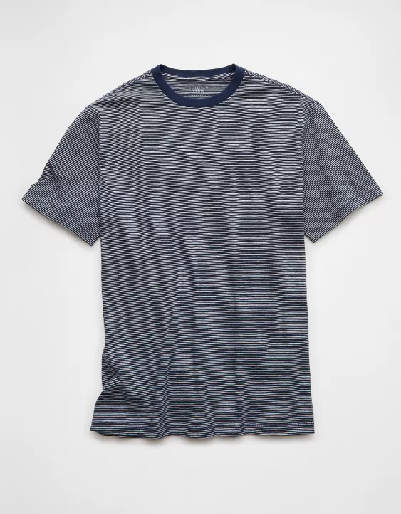 Aeo AE Striped Slub T-Shirt