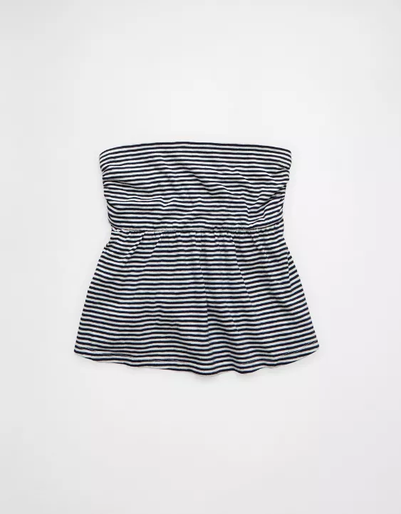 Aeo AE Sunchaser Knit Babydoll Tube Top