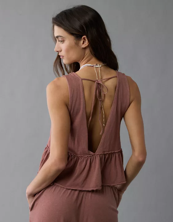 Aeo AE Sunchaser Knit High-Waisted Pant