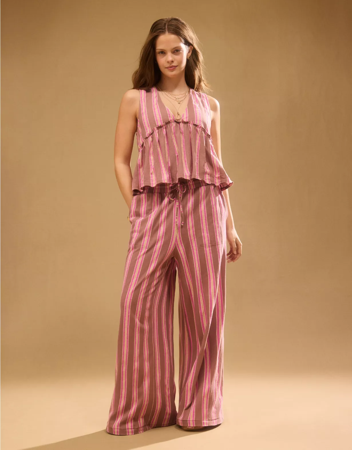 aeo AE Sunchaser Knit High-Waisted Pant