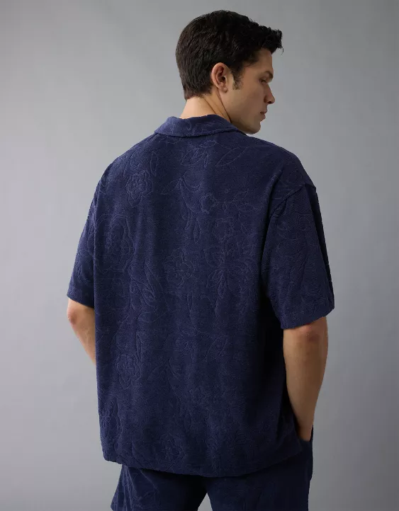 Aeo AE Terry Polo Shirt