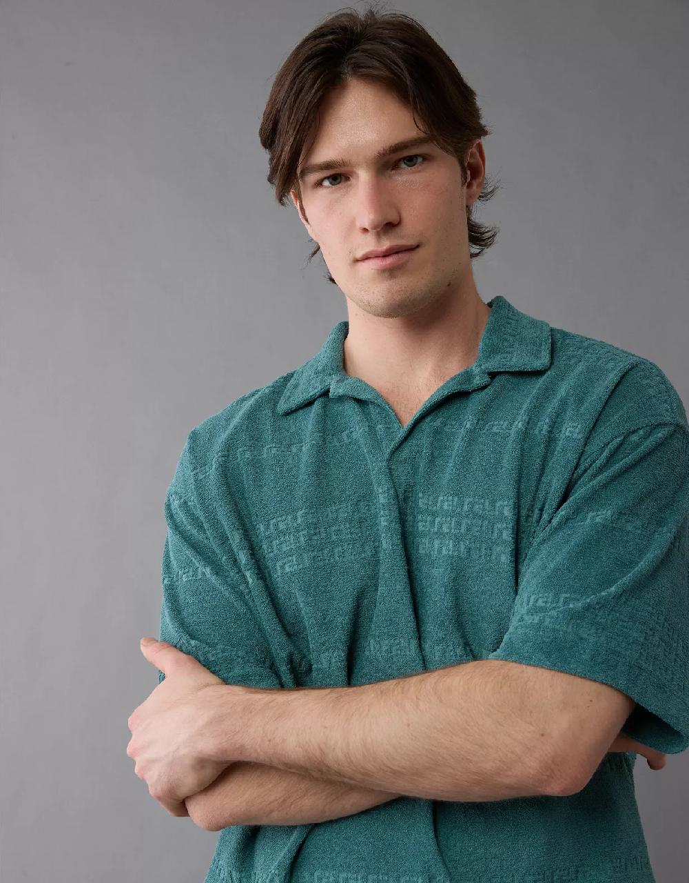 aeo AE Terry Polo Shirt