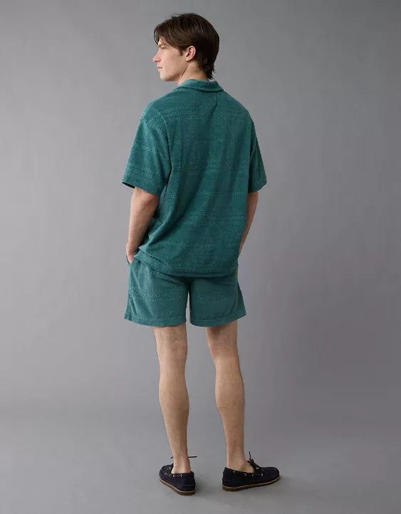 Aeo AE Terry Polo Shirt