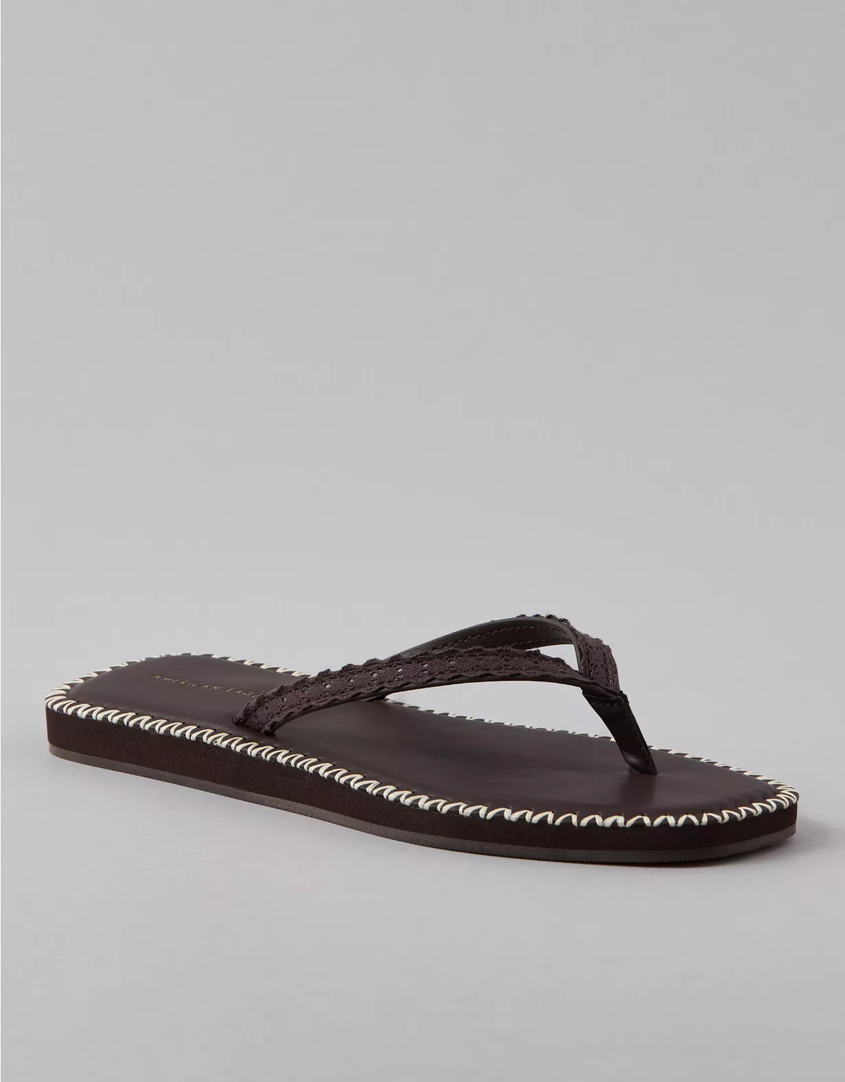aeo AE Textured Overlay Flip Flop