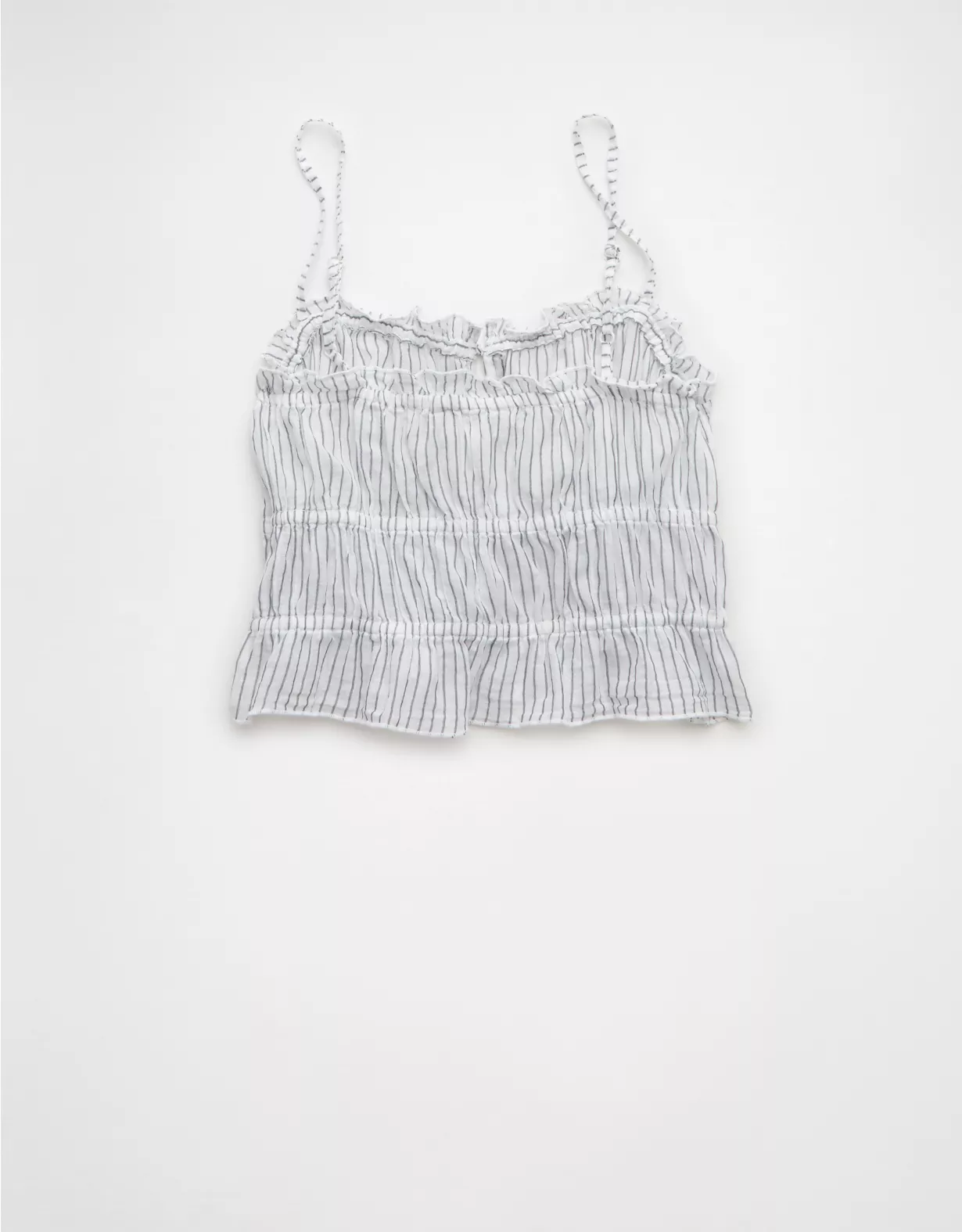 Aeo AE Tiered Ruched Tank Top
