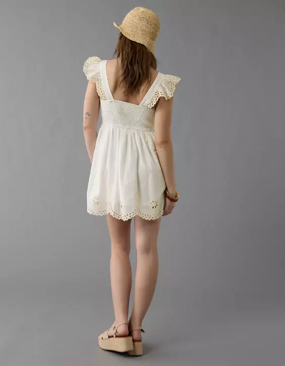 Aeo AE V-Waist Corset Mini Dress