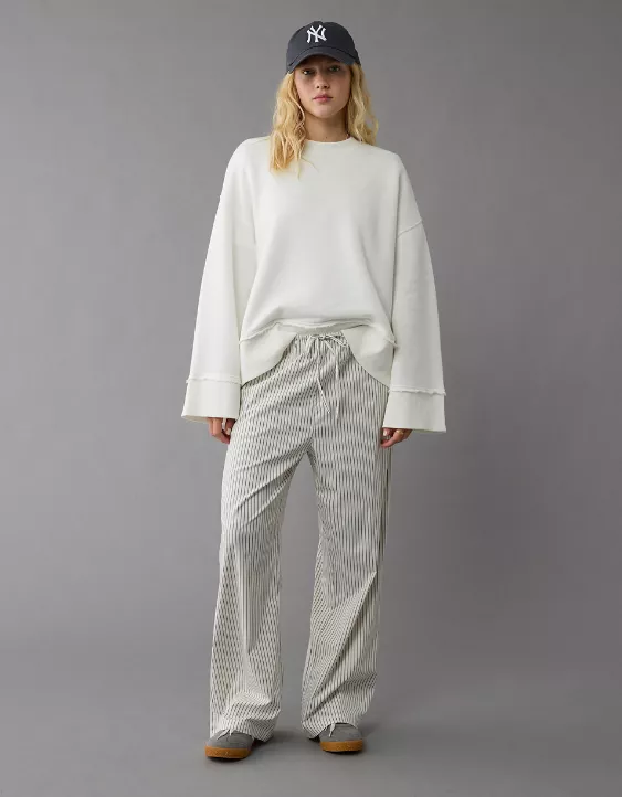 Aeo AE Woven Wide-Leg PJ Pant