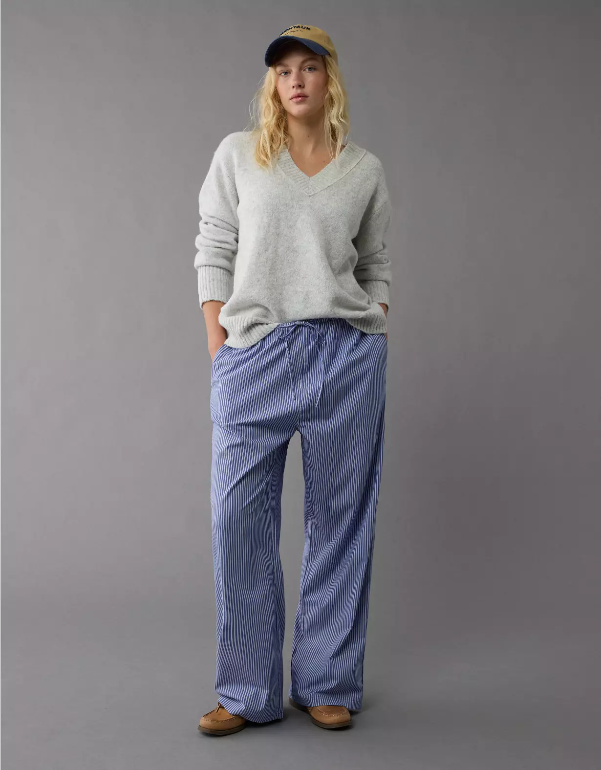 aeo AE Woven Wide-Leg PJ Pant